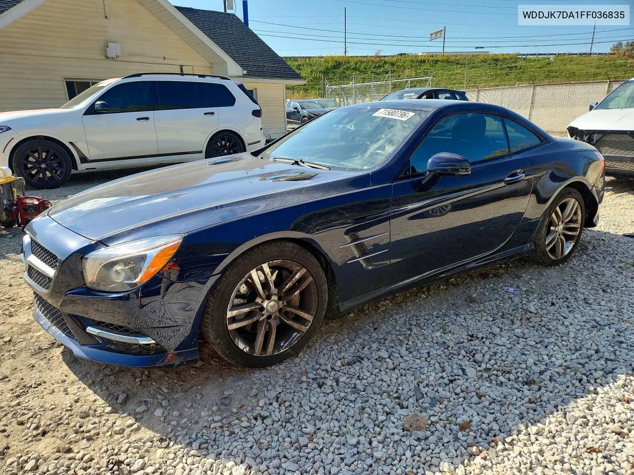 2015 Mercedes-Benz Sl 550 VIN WDDJK7DA1FF036835 фото 1