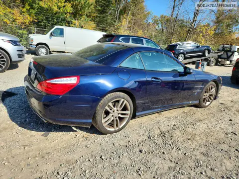 2015 Mercedes-Benz Sl 550 VIN WDDJK7DA1FF036835 фото 3