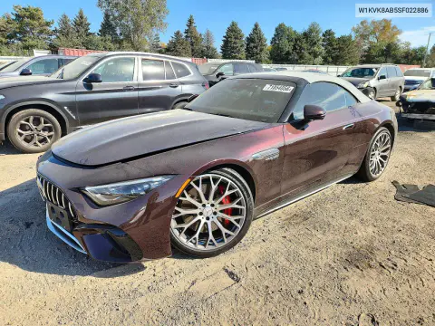 W1KVK8AB5SF022886 — 2025 Mercedes SL-Klasse, Передняя часть, фото до ремонта