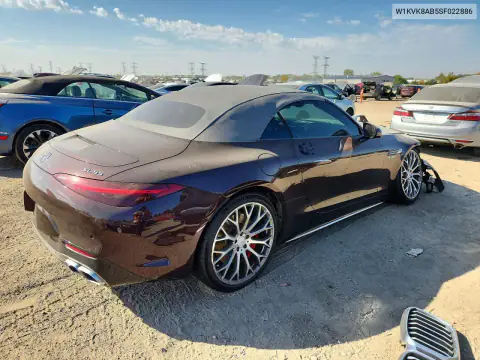 2025 Mercedes-Benz Sl 55 Amg VIN W1KVK8AB5SF022886 фото 3