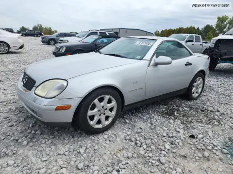 WDBKK47F7WF045851 — 1998 Mercedes SLK-Klasse, Естественный износ, фото до ремонта