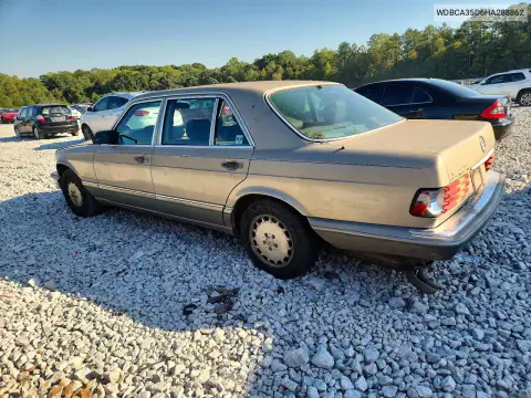 1987 Mercedes-Benz 420 Sel VIN WDBCA35D6HA288862 фото 2