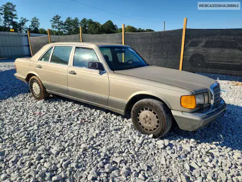 1987 Mercedes-Benz 420 Sel VIN WDBCA35D6HA288862 фото 4