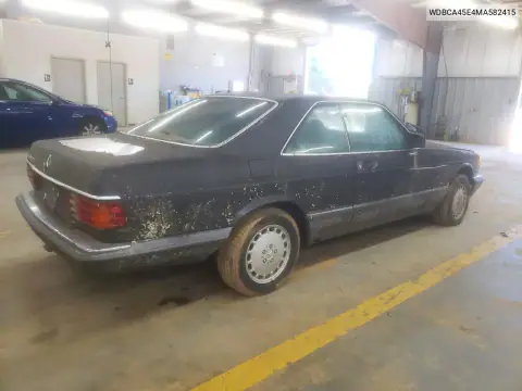 1991 Mercedes-Benz 560 Sec VIN WDBCA45E4MA582415 фото 3