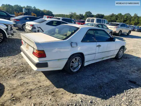 WDBEA51D1MB330692 — 1991 Mercedes, фото 3 с аукциона Copart 15.10.2026, Механические повреждения