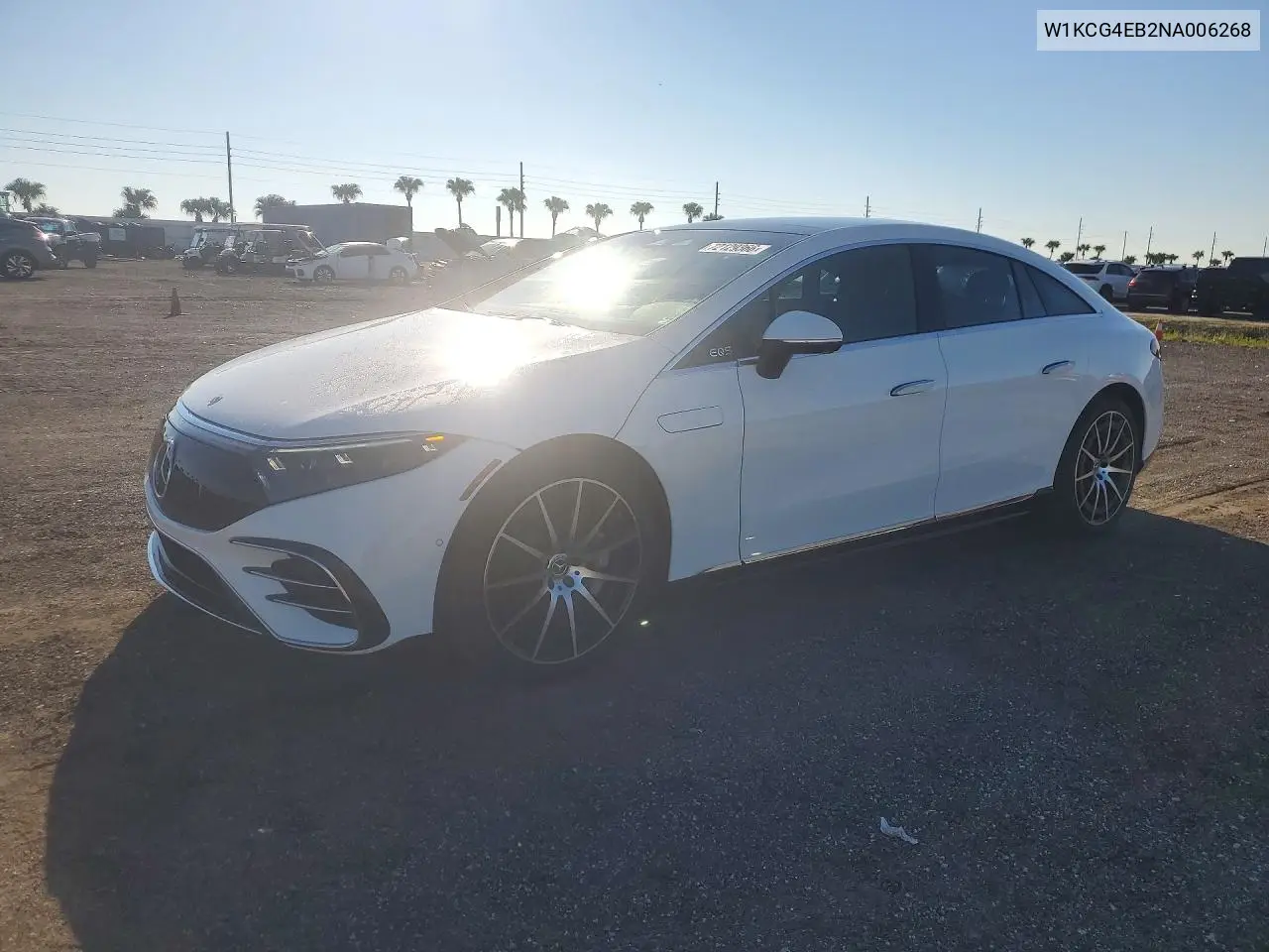 2022 Mercedes-Benz Eqs Sedan 580 4Matic VIN W1KCG4EB2NA006268 фото 1