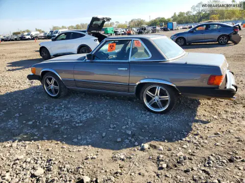 1982 Mercedes-Benz 380 Sl VIN WDBBA45A8CB018512 фото 2
