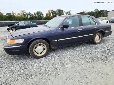 2MEFM75W9XX624684 — 1999 Mercury Grand Marquis, Сторона, фото до ремонта