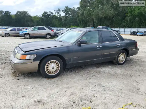 2MEFM75W3XX723839 — 1999 Mercury Grand Marquis, Передняя часть, фото до ремонта
