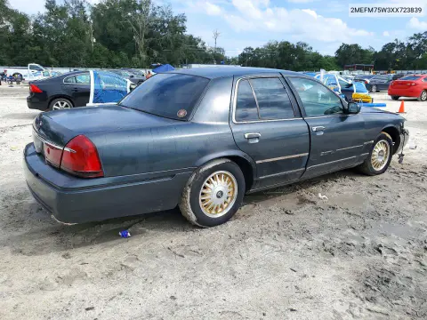 1999 Mercury Grand Marquis Ls VIN 2MEFM75W3XX723839 фото 3