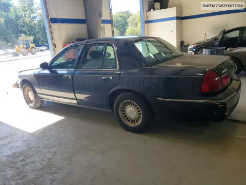 2000 Mercury Grand Marquis Ls VIN 2MEFM75W3YX677866 фото 2