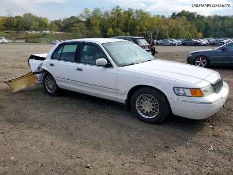 2002 Mercury Grand Marquis VIN 2MEFM74W52X656770 фото 4