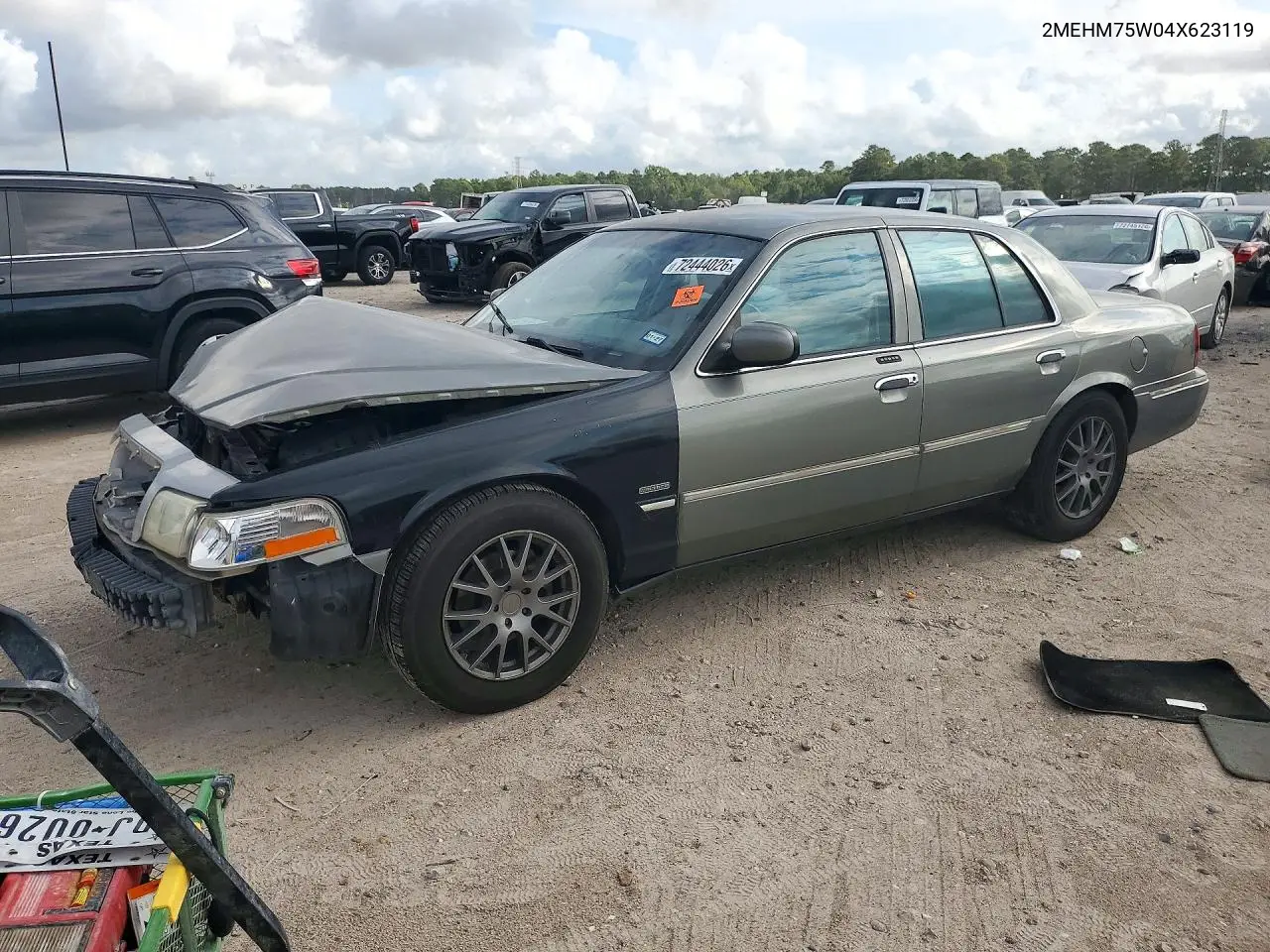 2004 Mercury Grand Marquis Ls VIN 2MEHM75W04X623119 фото 1