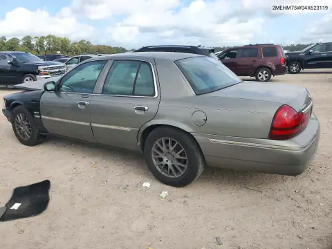 2004 Mercury Grand Marquis Ls VIN 2MEHM75W04X623119 фото 2