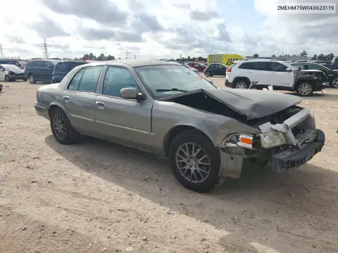 2004 Mercury Grand Marquis Ls VIN 2MEHM75W04X623119 фото 4
