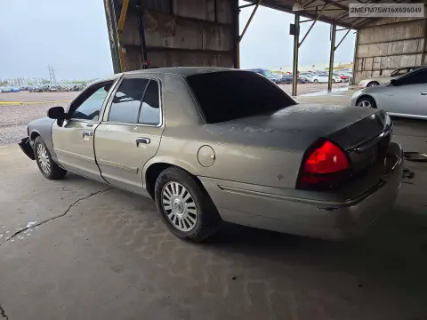 2006 Mercury Grand Marquis Ls VIN 2MEFM75W16X636049 фото 2