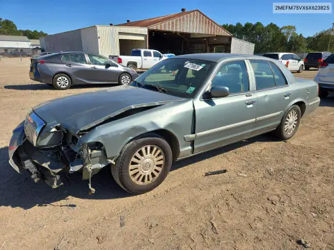 2MEFM75VX6X623825 — 2006 Mercury Grand Marquis, Передняя часть, фото до ремонта