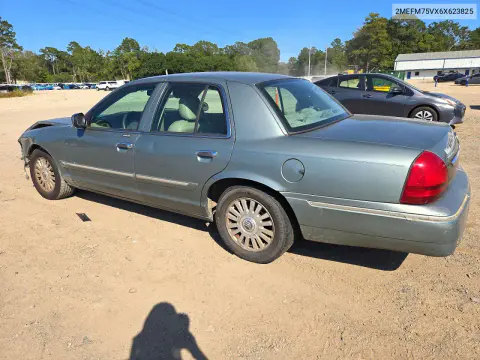 2006 Mercury Grand Marquis Ls VIN 2MEFM75VX6X623825 фото 2