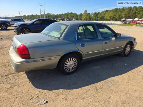 2006 Mercury Grand Marquis Ls VIN 2MEFM75VX6X623825 фото 3