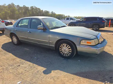 2006 Mercury Grand Marquis Ls VIN 2MEFM75VX6X623825 фото 4