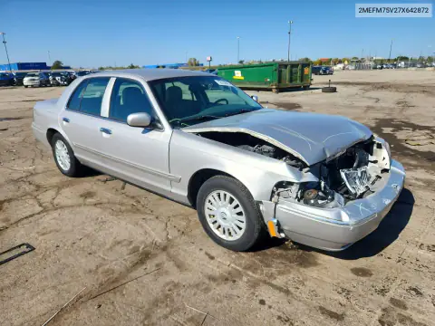 2007 Mercury Grand Marquis Ls VIN 2MEFM75V27X642872 фото 4
