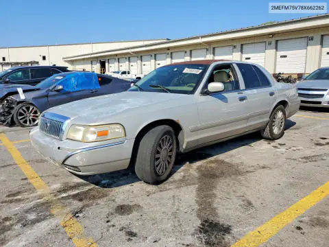 2MEFM75V78X662620 — 2008 Mercury Grand Marquis, Передняя часть, фото до ремонта