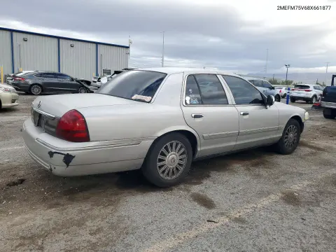 2008 Mercury Grand Marquis Ls VIN 2MEFM75V68X661877 фото 3