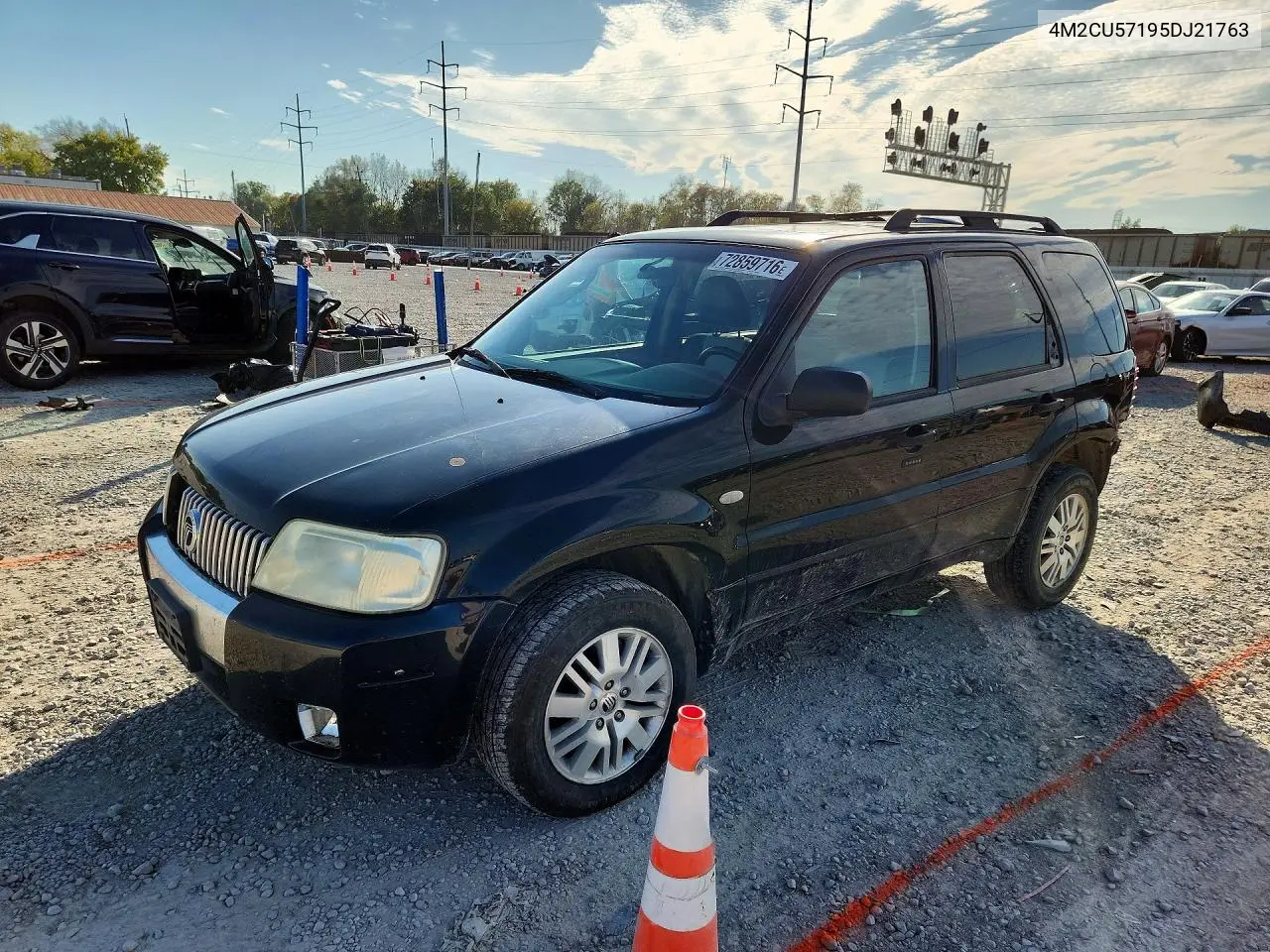 2005 Mercury Mariner VIN 4M2CU57195DJ21763 фото 1