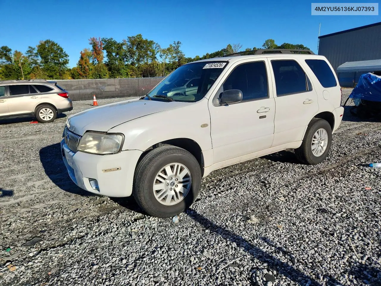 2006 Mercury Mariner VIN 4M2YU56136KJ07393 фото 1