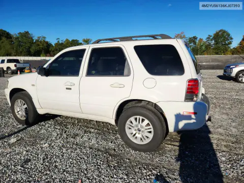 2006 Mercury Mariner VIN 4M2YU56136KJ07393 фото 2