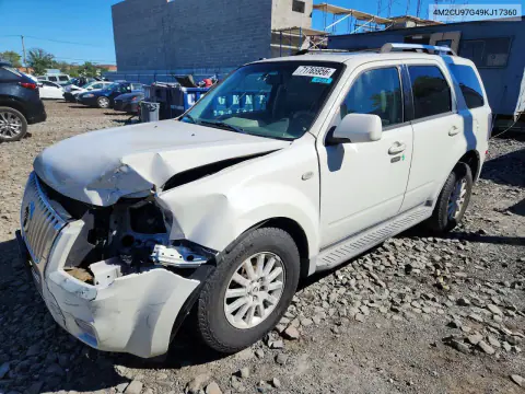2009 Mercury Mariner Premier VIN 4M2CU97G49KJ17360 фото 1