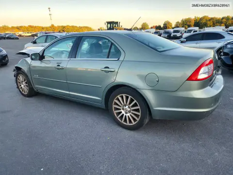 2008 Mercury Milan Premier VIN 3MEHM08ZX8R628961 фото 2