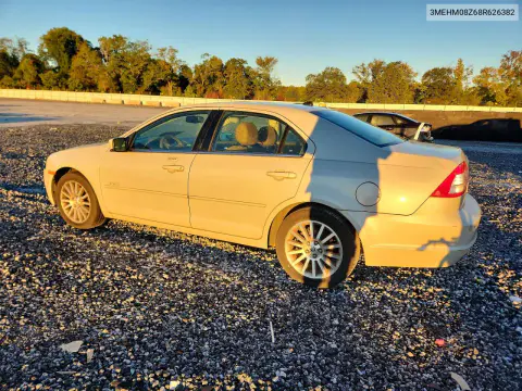2008 Mercury Milan Premier VIN 3MEHM08Z68R626382 фото 2