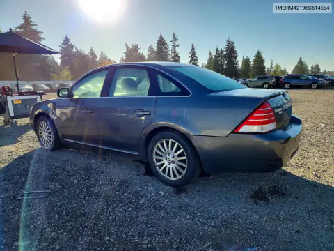 2006 Mercury Montego Premier VIN 1MEHM42196G614564 фото 2