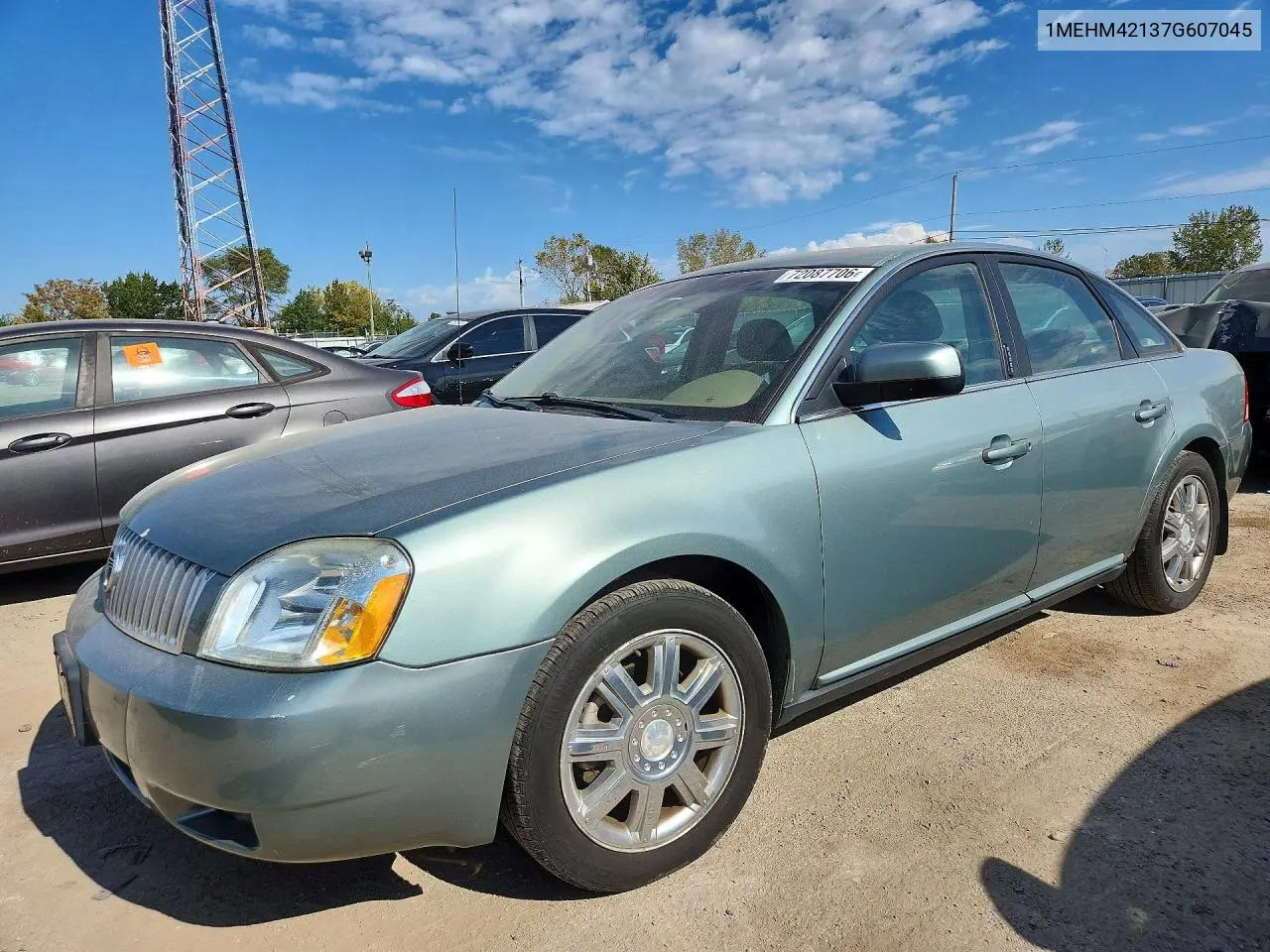 2007 Mercury Montego Premier VIN 1MEHM42137G607045 фото 1