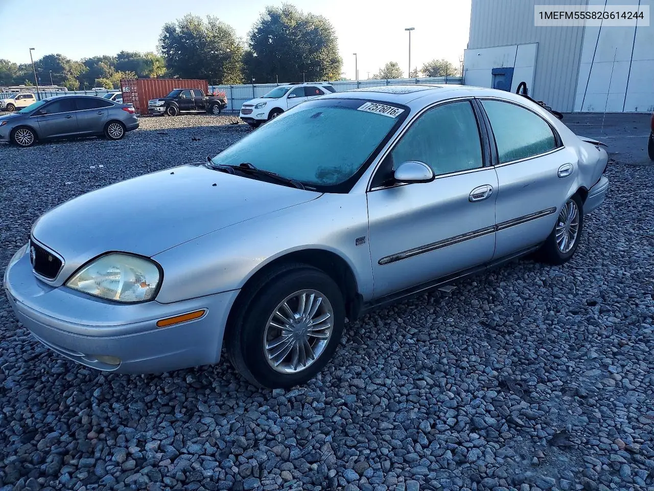 2002 Mercury Sable Ls Premium VIN 1MEFM55S82G614244 фото 1