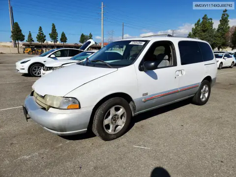 1999 Mercury Villager VIN 4M2XV11T4XDJ00792 фото 1