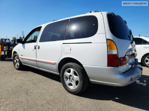 1999 Mercury Villager VIN 4M2XV11T4XDJ00792 фото 2