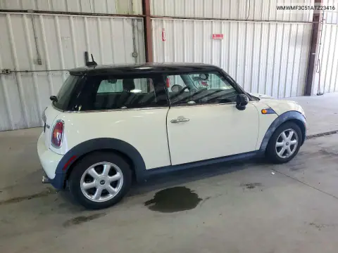 2010 Mini Cooper VIN WMWMF3C51ATZ23416 фото 3