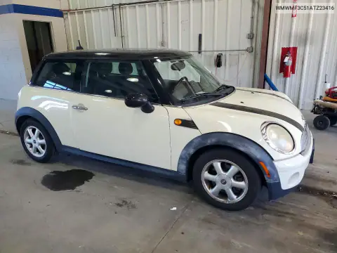 2010 Mini Cooper VIN WMWMF3C51ATZ23416 фото 4