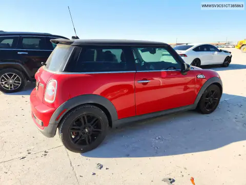 2012 Mini Cooper S VIN WMWSV3C51CT385863 фото 3