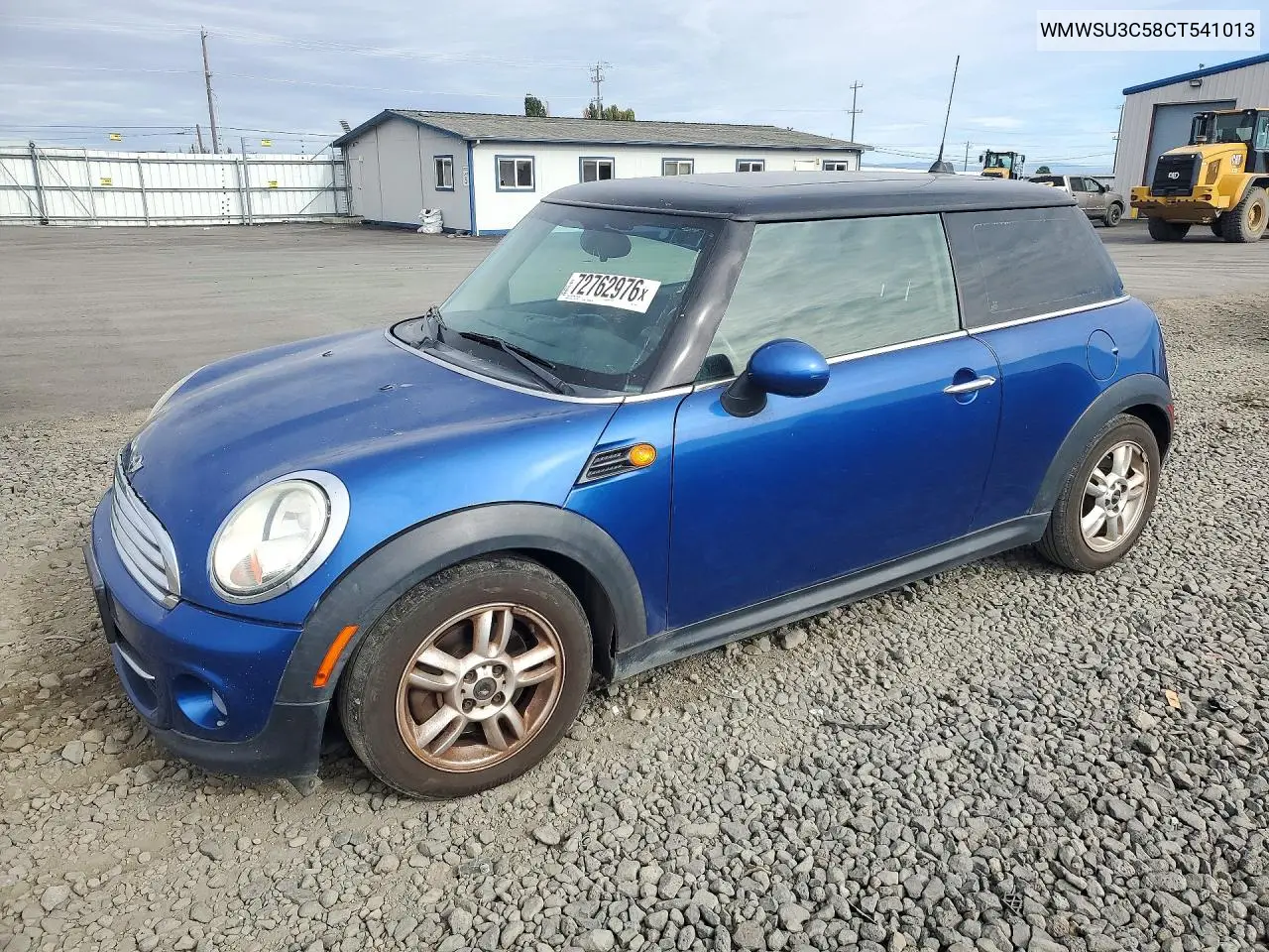 2012 Mini Cooper VIN WMWSU3C58CT541013 фото 1