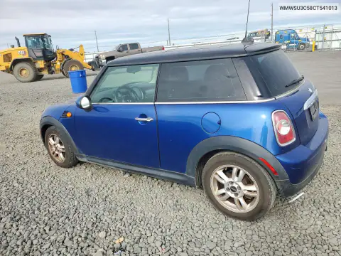 2012 Mini Cooper VIN WMWSU3C58CT541013 фото 2