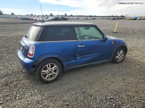 2012 Mini Cooper VIN WMWSU3C58CT541013 фото 3