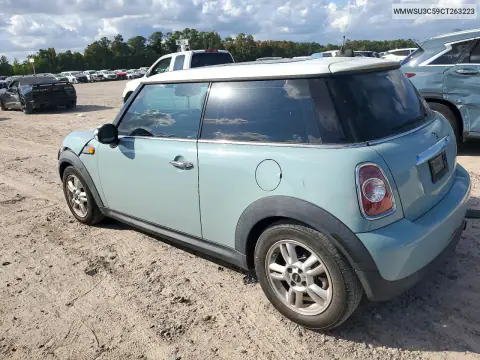 2012 Mini Cooper VIN WMWSU3C59CT263223 фото 2