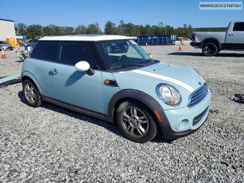2013 Mini Cooper VIN WMWSU3C51DT687061 фото 4
