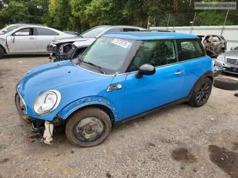 WMWSU3C58DT682049 — 2013 MINI Cooper, Передняя часть, фото до ремонта