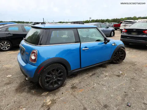2013 Mini Cooper VIN WMWSU3C58DT682049 фото 3