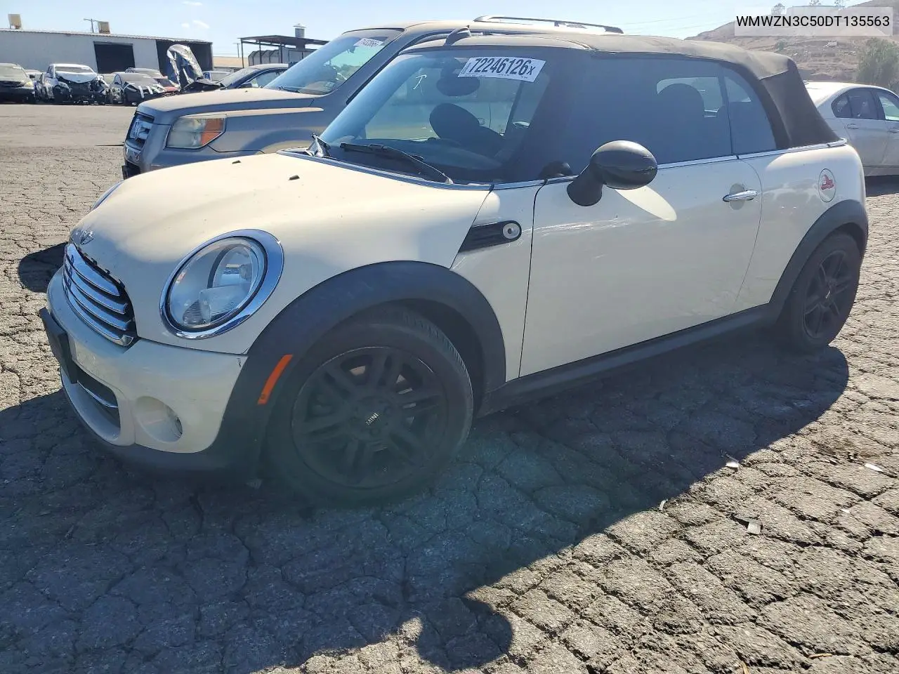 2013 Mini Cooper VIN WMWZN3C50DT135563 фото 1