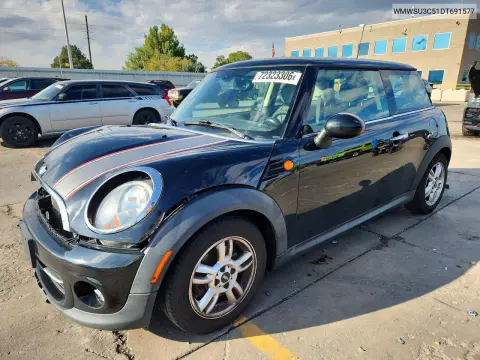 2013 Mini Cooper VIN WMWSU3C51DT691577 фото 1